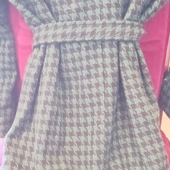 Green and black checked wool coat - Picture 7 of 10